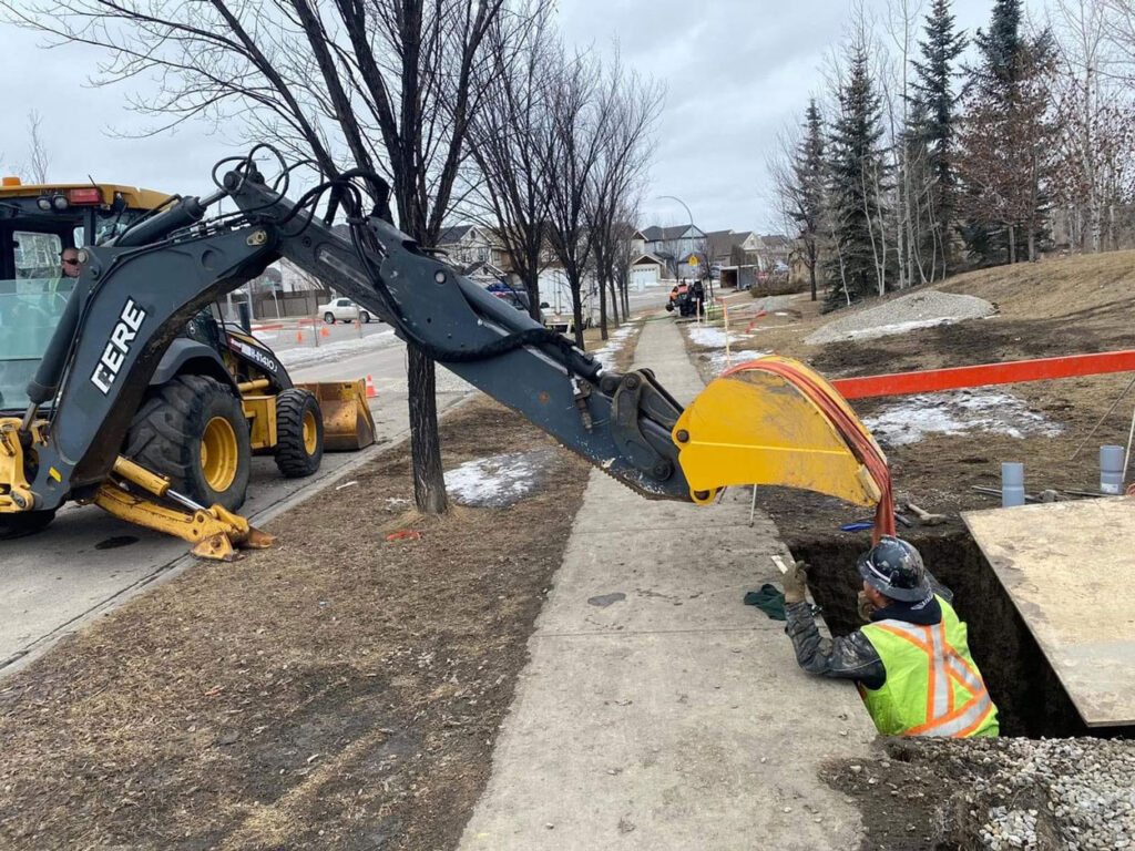 excavating in calgary by double m construction