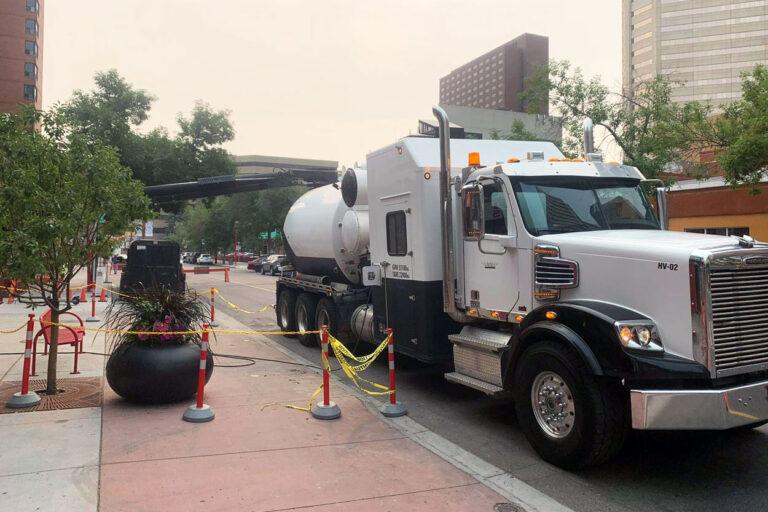 Hydrovac services in Alberta including Calgary and Okotoks