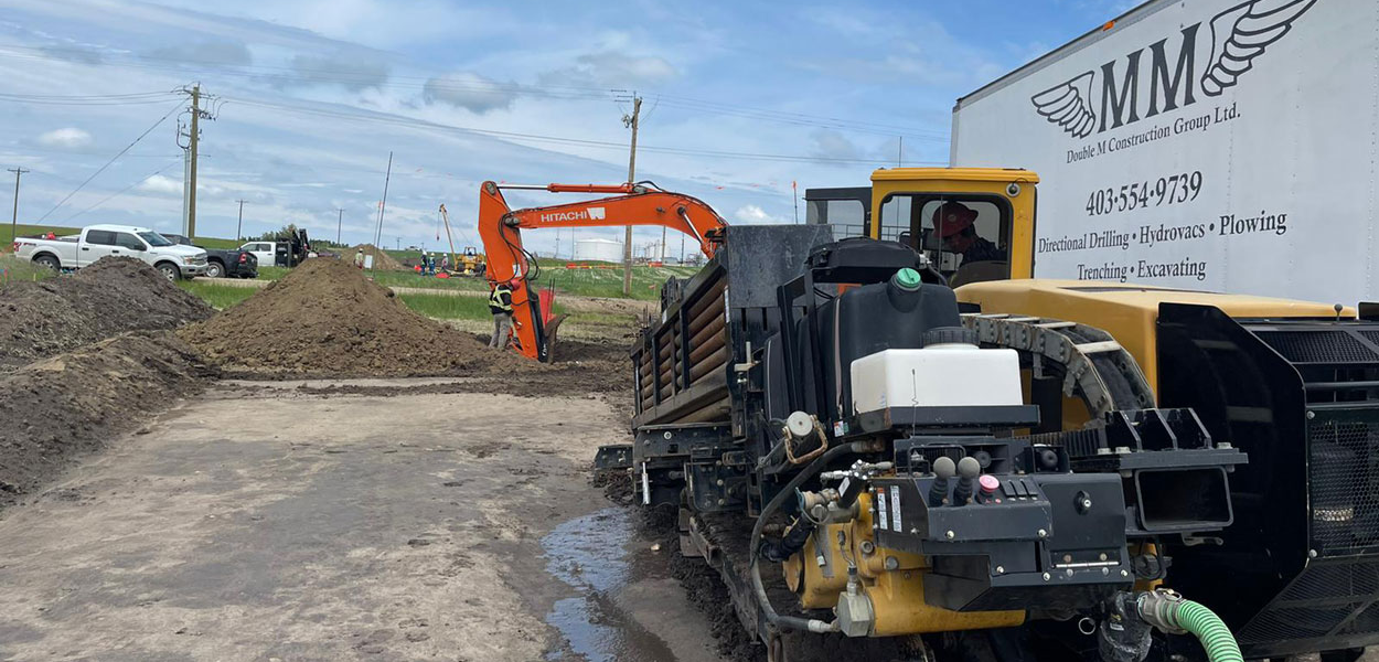 excavating services Alberta Double M Construction