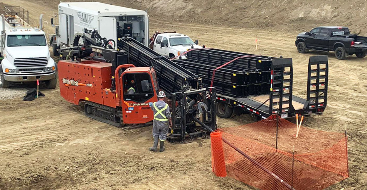 excavation with double m